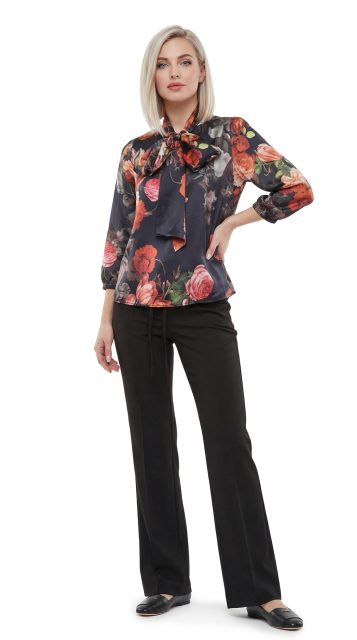 Блуза Vanilla, шелк, S/M, 44