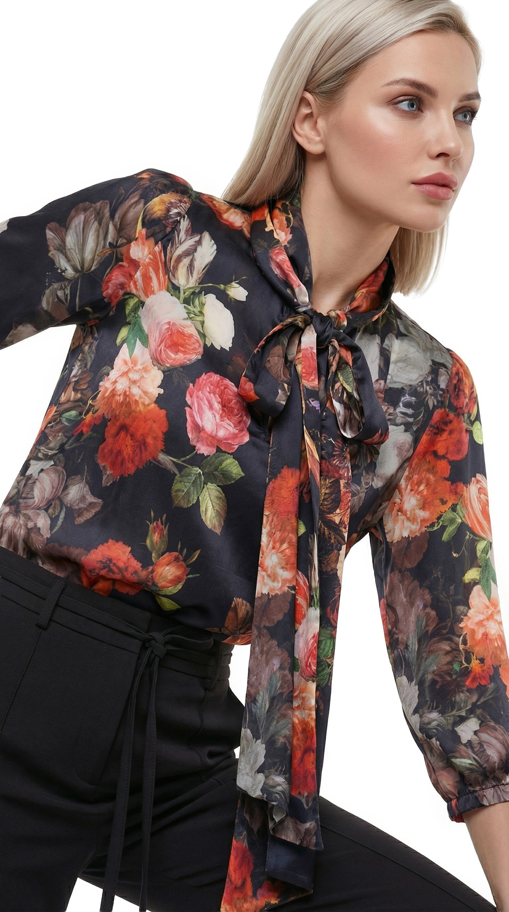 Блуза Vanilla, шелк, S/M, 44 — изображение 4