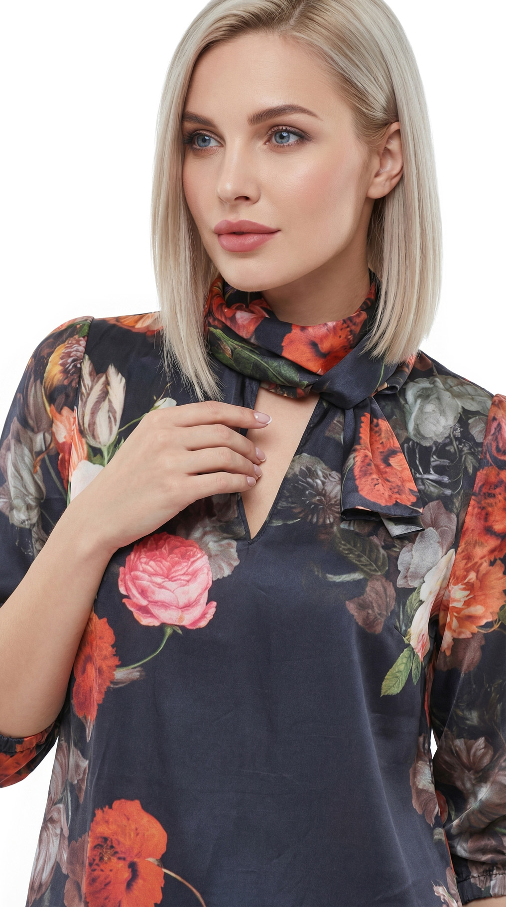 Блуза Vanilla, шелк, S/M, 44 — изображение 7