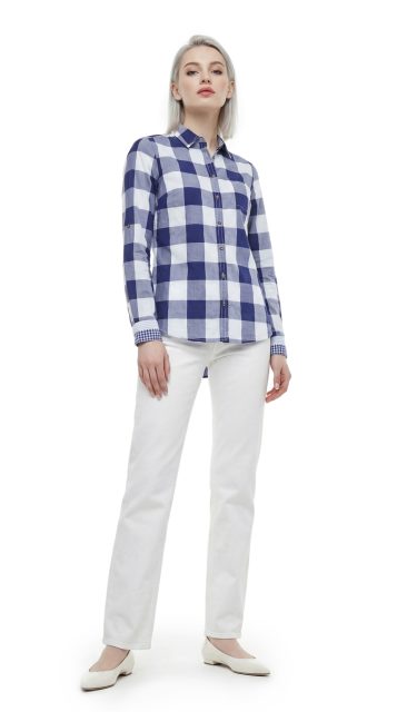 Блузка рубашка Massimo Dutti, хлопок, S, 42