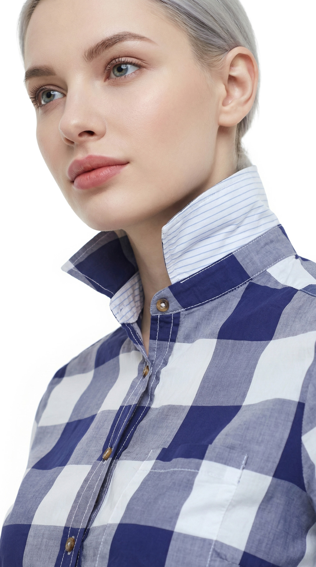 Блузка рубашка Massimo Dutti, хлопок, S, 42 — изображение 5