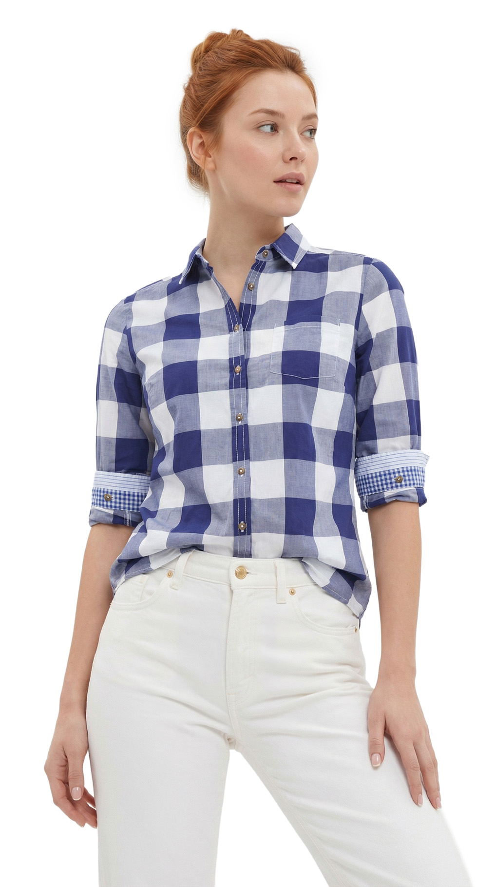 Блузка рубашка Massimo Dutti, хлопок, S/M, 44 — изображение 2