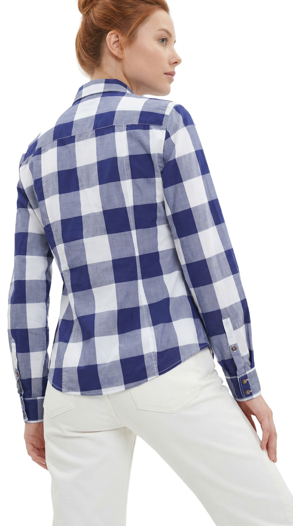 Блузка рубашка Massimo Dutti, хлопок, S/M, 44 — изображение 3