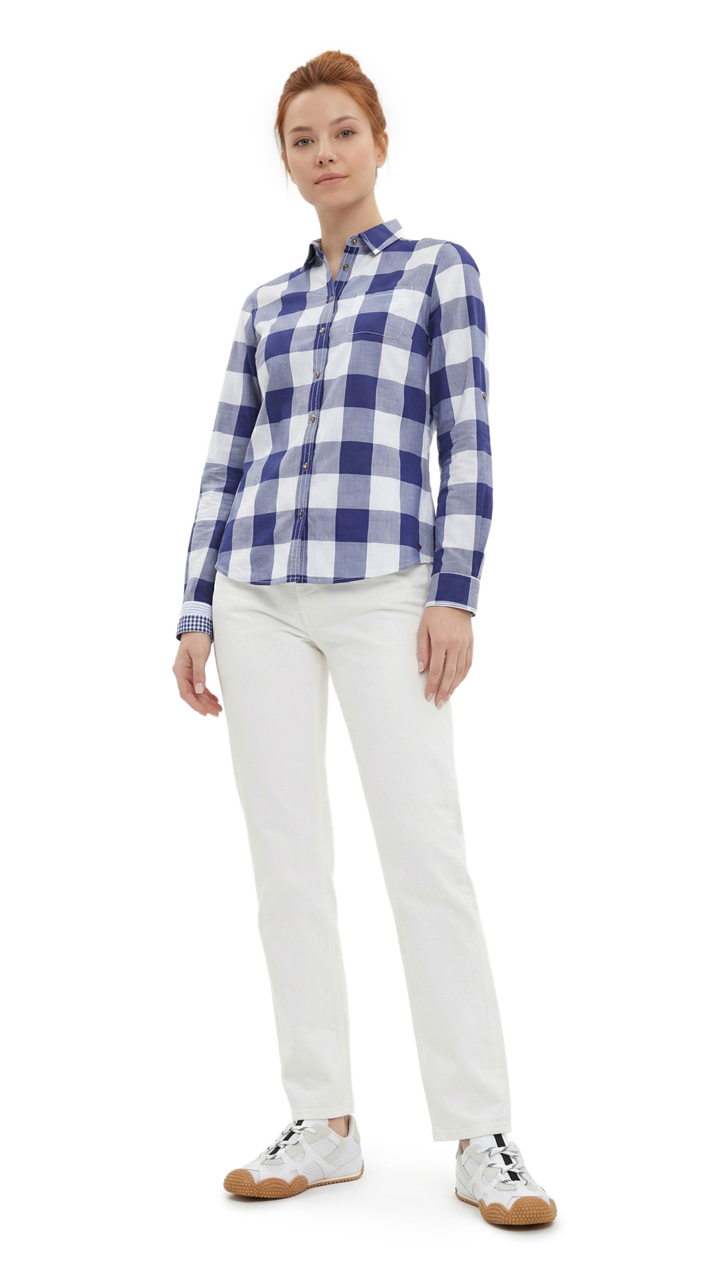 Блузка рубашка Massimo Dutti, хлопок, S/M, 44