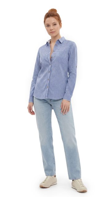 Блузка рубашка Massimo Dutti, хлопок, S/M, 44