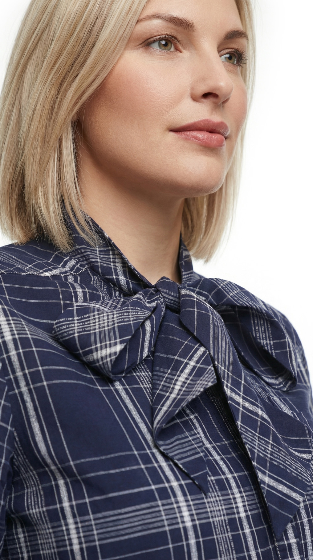 Блузка с бантом Massimo Dutti, хлопок, L, 48 — изображение 6