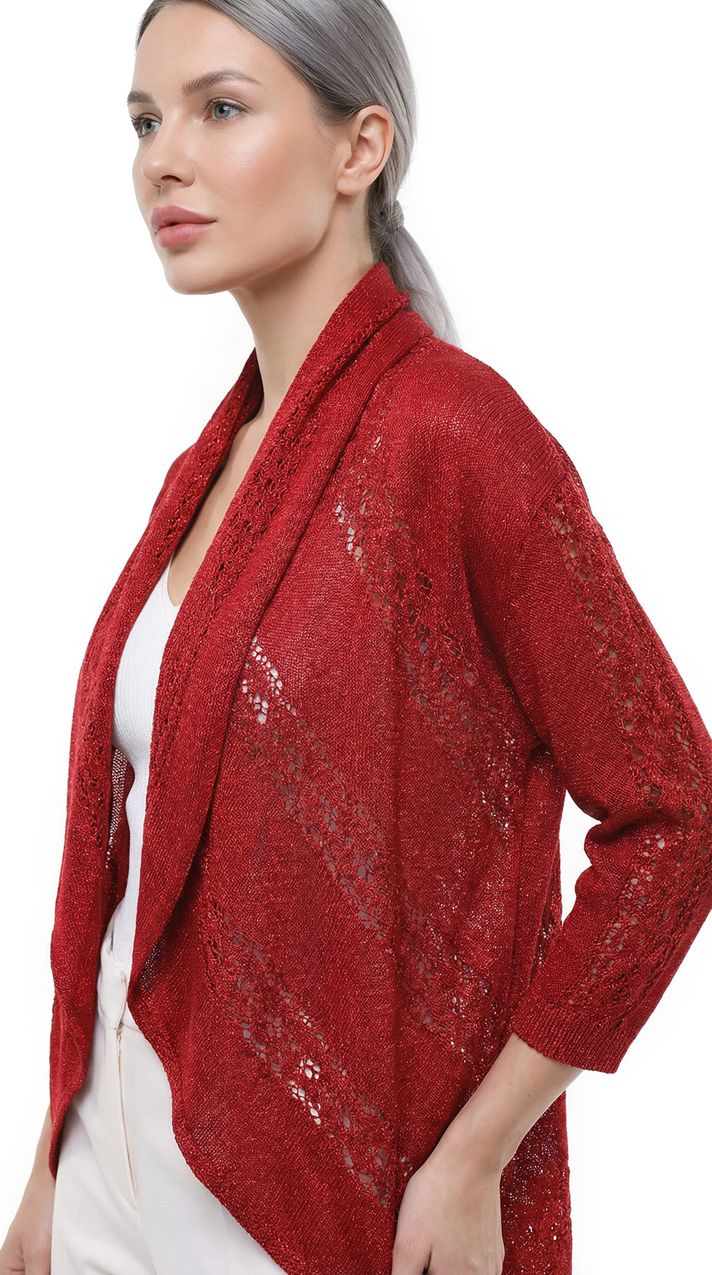 Кардиган Alfani, вискоза-металлик, S/M, 44 — изображение 2