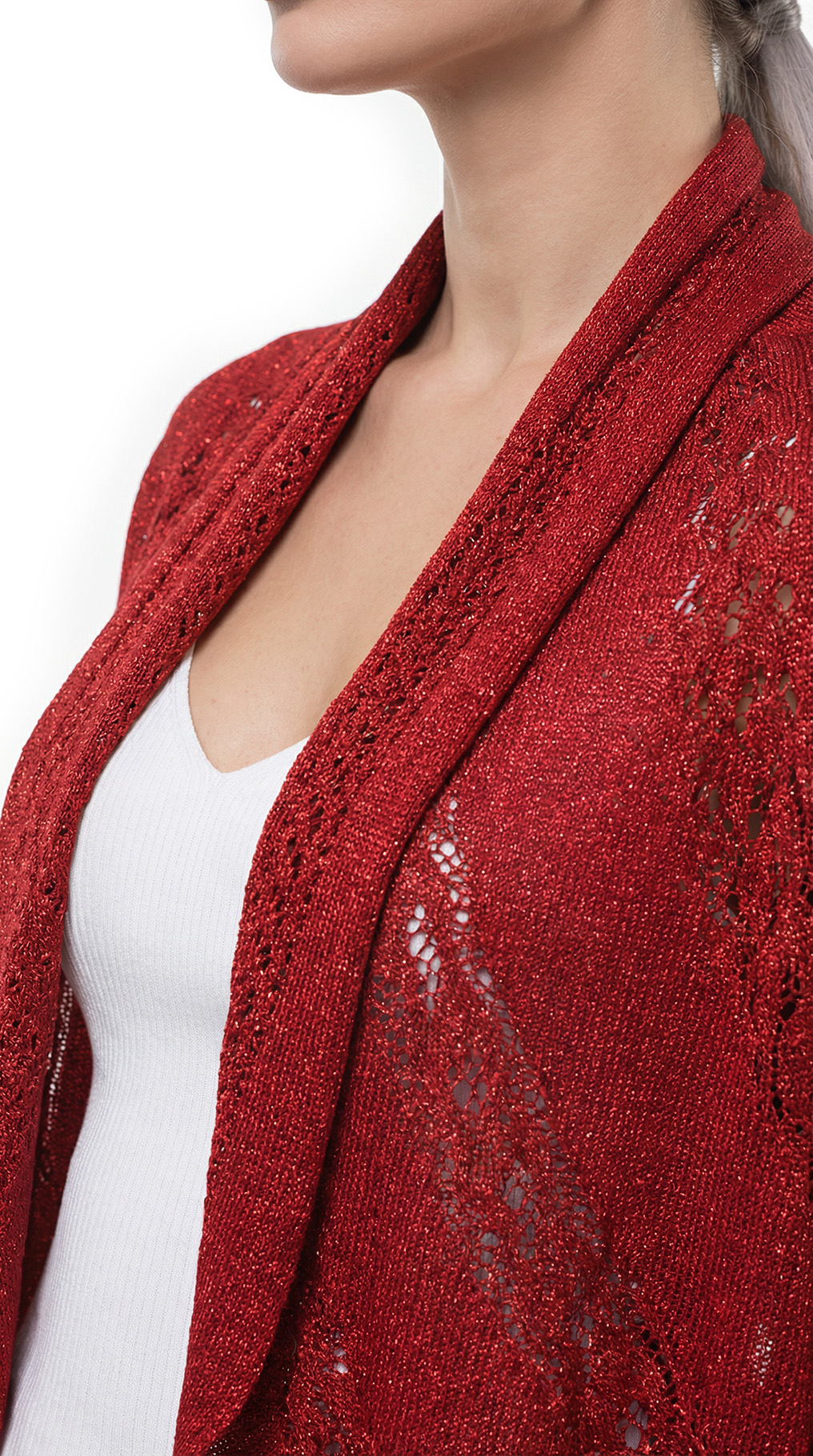 Кардиган Alfani, вискоза-металлик, S/M, 44 — изображение 7