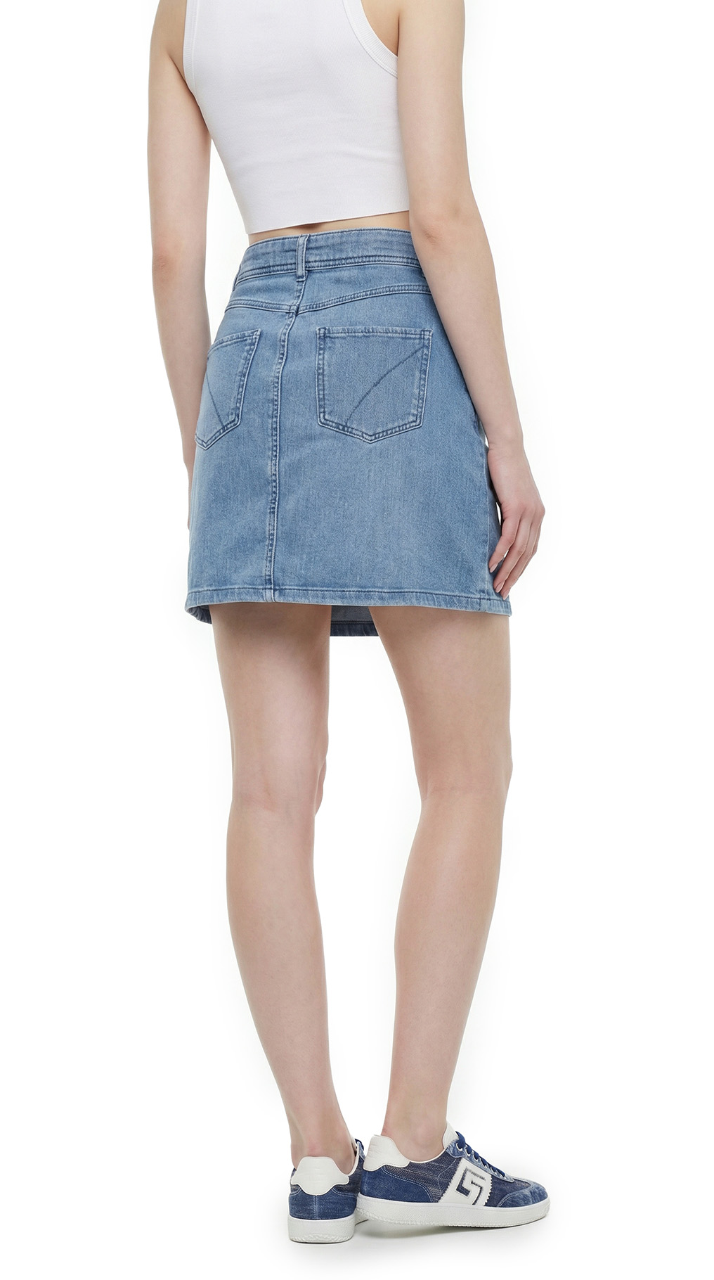 Юбка Max Mara (Pennyblack), хлопок джинса, S, 42 — изображение 4