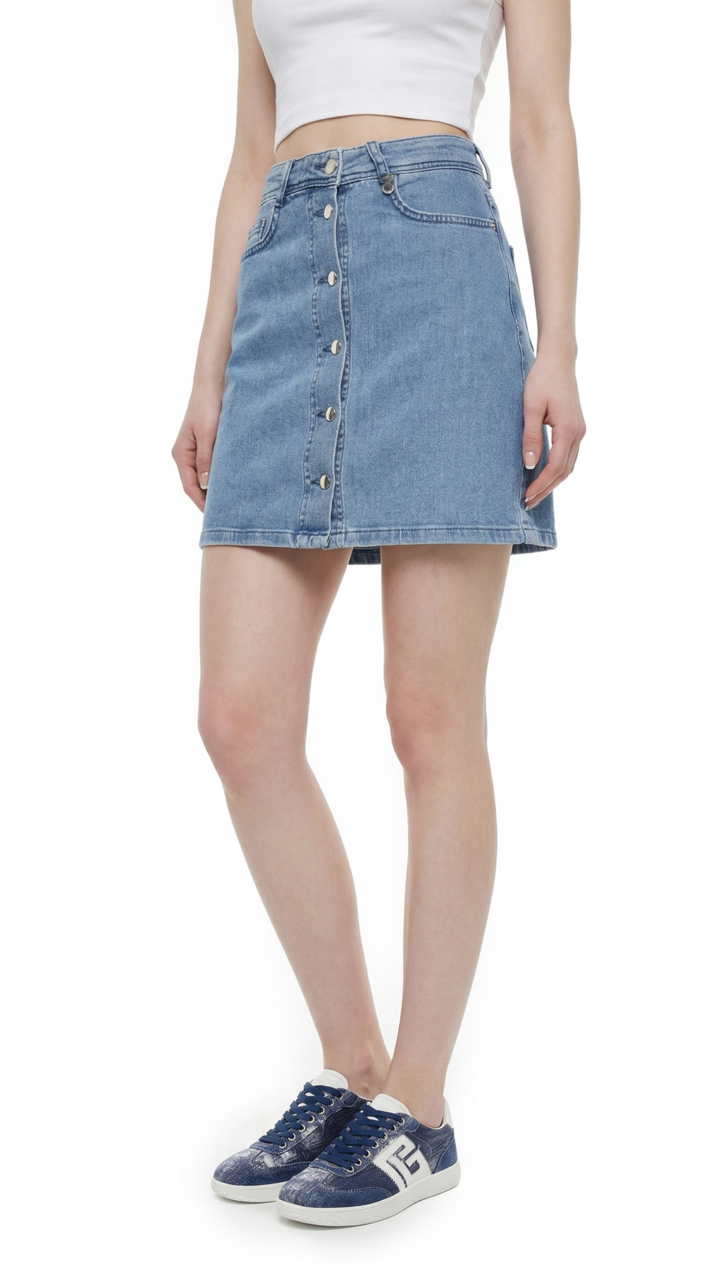 Юбка Max Mara (Pennyblack), хлопок джинса, S, 42 — изображение 6