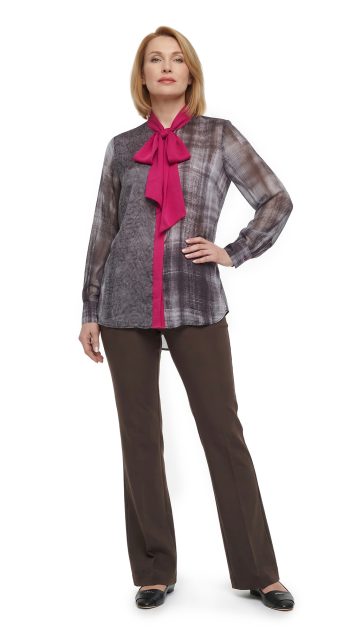 Блуза Max Mara (Marina Rinaldi), ацетат-шелк, L, 48