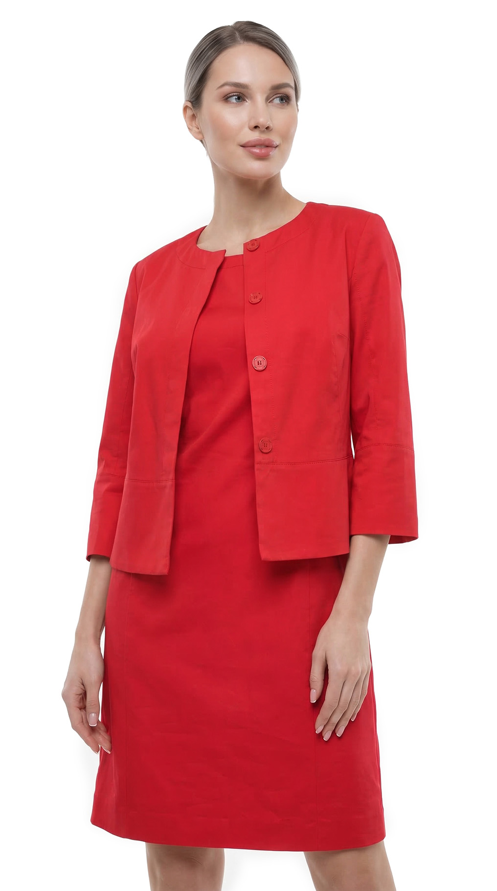 Костюм платье и жакет Max Mara (PennyBlack), хлопок, S/M, 44 — изображение 2