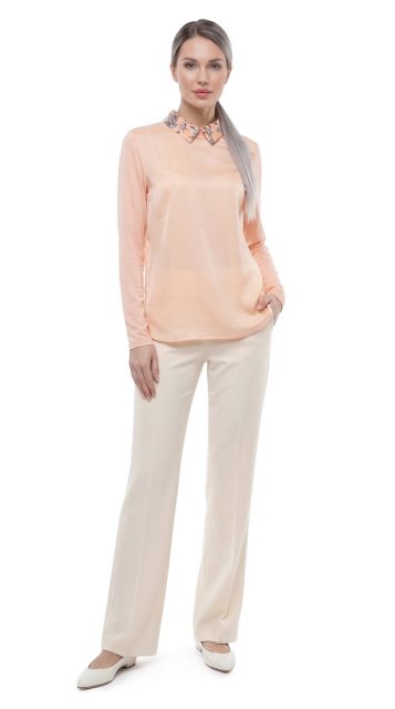 Блуза Max Mara (Max&Co), шелк-вискоза, M, 46