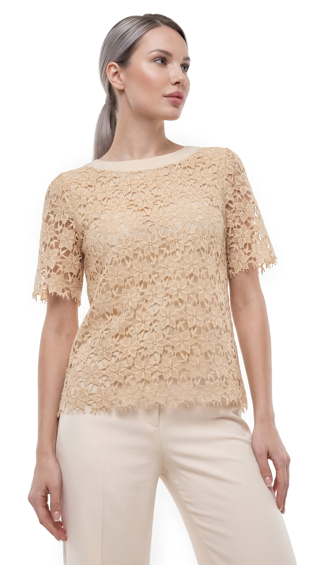 Блуза Max Mara (Max&Co), хлопок, S/M, 44 — изображение 2